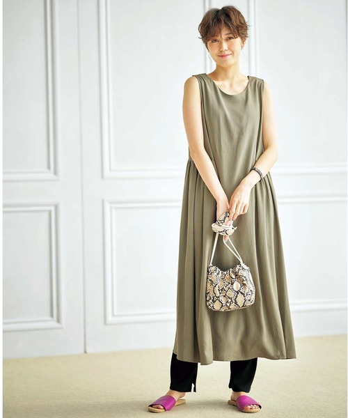 GeeRA（ジーラ）の「巾着ミニショルダーバッグ（ショルダーバッグ・レディース・ベージュ/ブルー/パイソン/ブラック・FREE）」の12枚目の写真