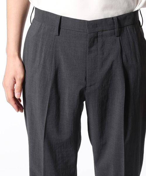 ADAM ET ROPE'(アダムエロペ)の「【EVALET】ドライタッチ クロップドスラックス(スラックス・メンズ・チャコールグレー/ベージュ系その他/ネイビー・S/M/L/XS/X-SMALL)」の10枚目の写真