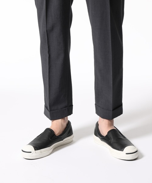 ADAM ET ROPE'(アダムエロペ)の「【EVALET】ドライタッチ クロップドスラックス(スラックス・メンズ・チャコールグレー/ベージュ系その他/ネイビー・S/M/L/XS/X-SMALL)」の12枚目の写真