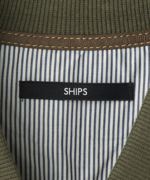 SHIPS(シップス)の「SC: ラッチパイル リブ ジップ カーディガン(カーディガン/ボレロ・メンズ・ネイビー/カーキ/グレー・LARGE/MEDIUM/SMALL/X-LARGE)」の4枚目の写真