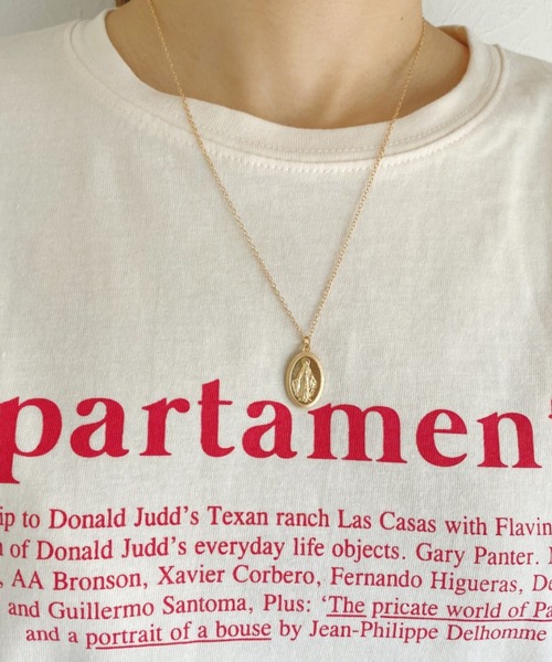 CLEA(クレア)の「Maria オーバル コイン ネックレス(ネックレス・レディース・シルバー/ゴールド・FREE)」の2枚目の写真