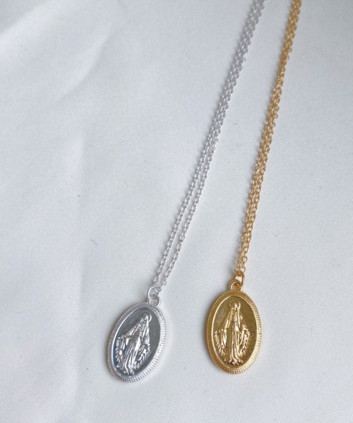 CLEA(クレア)の「Maria オーバル コイン ネックレス(ネックレス・レディース・シルバー/ゴールド・FREE)」の3枚目の写真