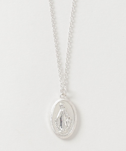 CLEA(クレア)の「Maria オーバル コイン ネックレス(ネックレス・レディース・シルバー/ゴールド・FREE)」の4枚目の写真