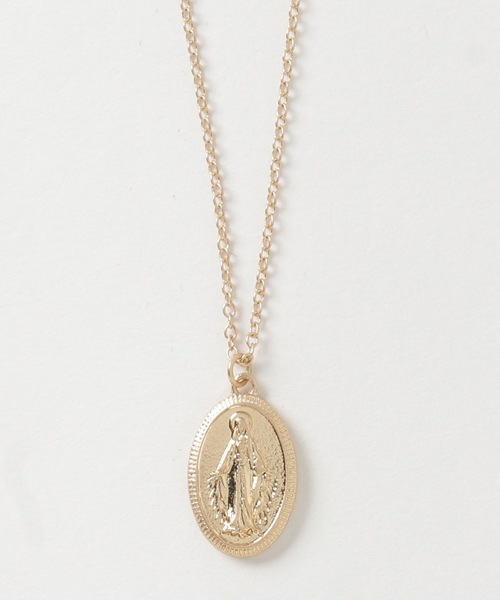 CLEA(クレア)の「Maria オーバル コイン ネックレス(ネックレス・レディース・シルバー/ゴールド・FREE)」の5枚目の写真