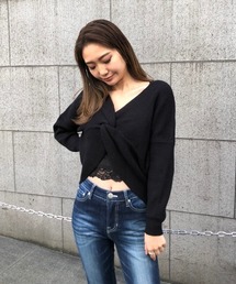 ENVYM | ２ＷＡＹ ＴＷＩＳＴ ＫＮＩＴ(ニット/セーター)