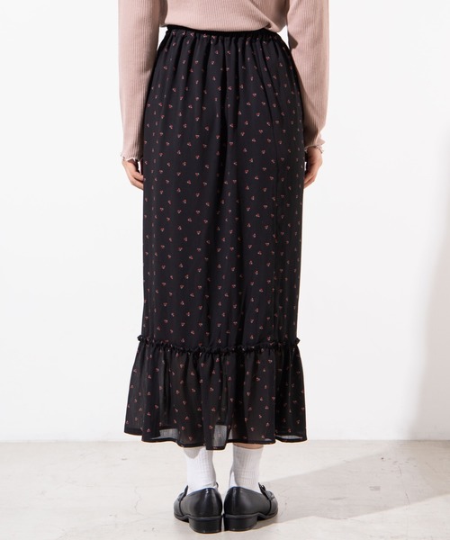 WEGO(ウィゴー)の「WEGO/チェリーロングスカート(スカート・レディース・ブラック/ホワイト・FREE)」の13枚目の写真