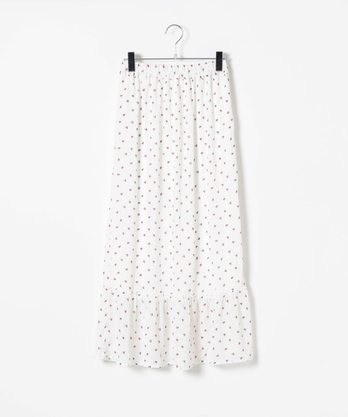 WEGO(ウィゴー)の「WEGO/チェリーロングスカート(スカート・レディース・ブラック/ホワイト・FREE)」の9枚目の写真