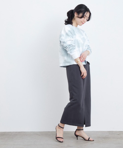 ADAM ET ROPE'(アダムエロペ)の「【CAMBER】crew neck long sleeve T short length(Tシャツ/カットソー・レディース・サックスブルー/ピンク/ベージュ/ホワイト・1)」の12枚目の写真