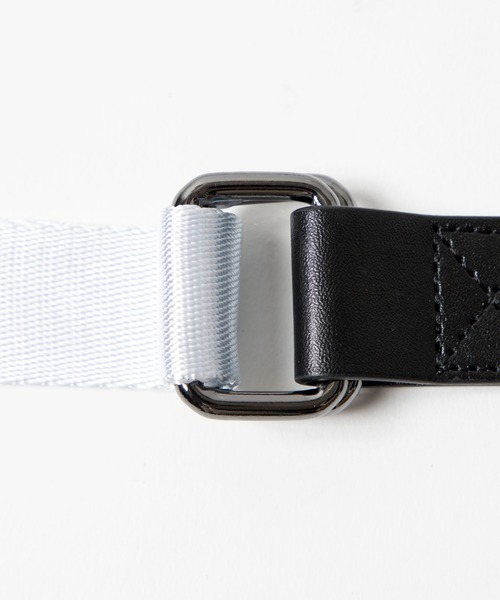 WEGO（ウィゴー）の「WEGO/フェイクレザーコンビテープベルト（ベルト・メンズ・ベージュ/ホワイト/ブラック・FREE）」の5枚目の写真