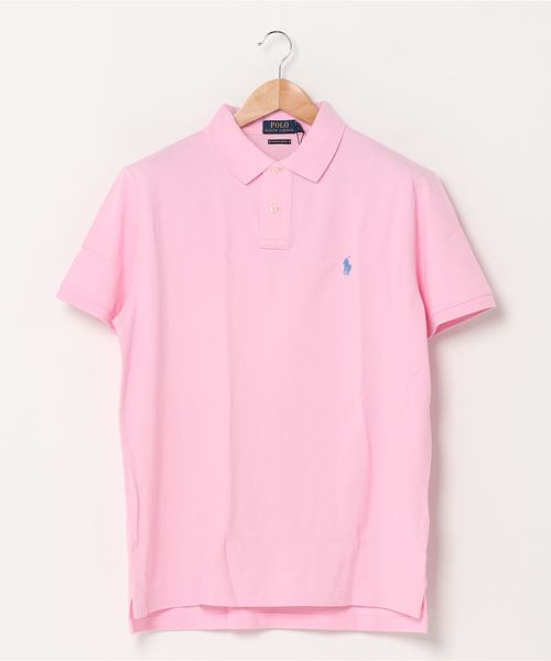 POLO RALPH LAUREN(ポロ ラルフ ローレン)の「アイコニック メッシュ ポロシャツ(ポロシャツ・メンズ・ピンク・LARGE/MEDIUM/SMALL/X-SMALL/XX-LARGE/X-LARGE)」の2枚目の写真