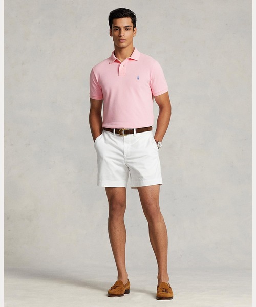 POLO RALPH LAUREN(ポロ ラルフ ローレン)の「アイコニック メッシュ ポロシャツ(ポロシャツ・メンズ・ピンク・LARGE/MEDIUM/SMALL/X-SMALL/XX-LARGE/X-LARGE)」の7枚目の写真
