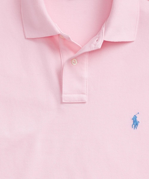 POLO RALPH LAUREN(ポロ ラルフ ローレン)の「アイコニック メッシュ ポロシャツ(ポロシャツ・メンズ・ピンク・LARGE/MEDIUM/SMALL/X-SMALL/XX-LARGE/X-LARGE)」の4枚目の写真