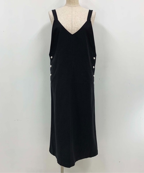 PICCIN(ピッチン)の「パールボタンジャンスカ(ジャンパースカート・レディース・ブラック/ベージュ/モカ/カーキ・M)」の12枚目の写真