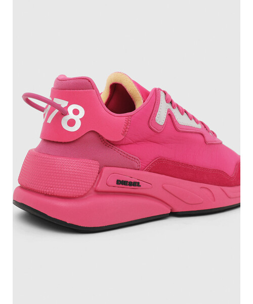 DIESEL（ディーゼル）の「レディース 異素材ミックス ダッドスニーカー  