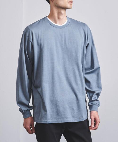 AURALEE（オーラリー）の「＜AURALEE（オーラリー）＞ クルーネック ロングスリーブ TEE■■■（Tシャツ/カットソー・メンズ・ホワイト/ライトグレー/ダークブラウン/ブラック・4/5/3）」の4枚目の写真