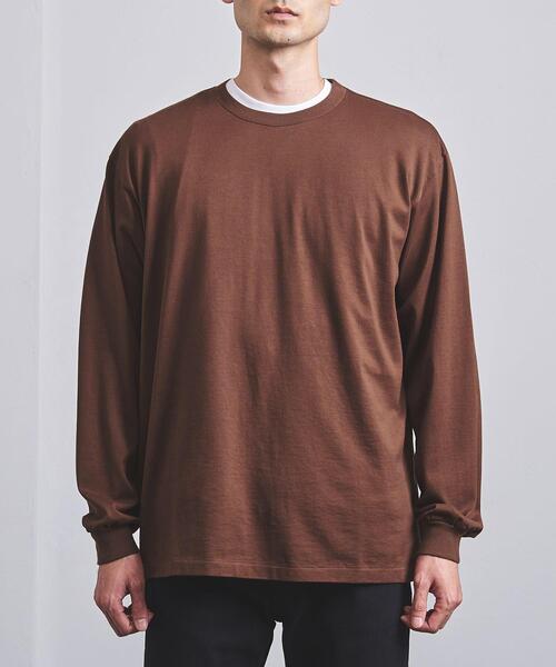 AURALEE（オーラリー）の「＜AURALEE（オーラリー）＞ クルーネック ロングスリーブ TEE■■■（Tシャツ/カットソー・メンズ・ホワイト/ライトグレー/ダークブラウン/ブラック・4/5/3）」の5枚目の写真