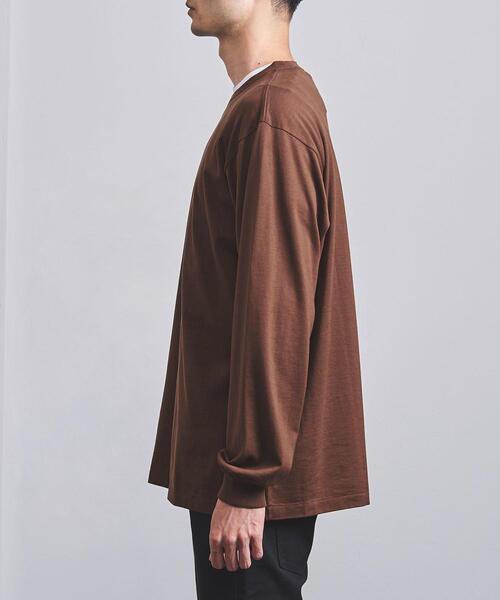 AURALEE（オーラリー）の「＜AURALEE（オーラリー）＞ クルーネック ロングスリーブ TEE■■■（Tシャツ/カットソー・メンズ・ホワイト/ライトグレー/ダークブラウン/ブラック・4/5/3）」の6枚目の写真