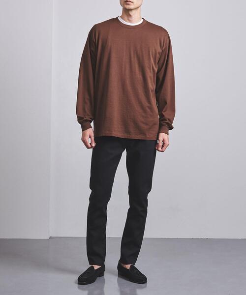 AURALEE（オーラリー）の「＜AURALEE（オーラリー）＞ クルーネック ロングスリーブ TEE■■■（Tシャツ/カットソー・メンズ・ホワイト/ライトグレー/ダークブラウン/ブラック・4/5/3）」の8枚目の写真