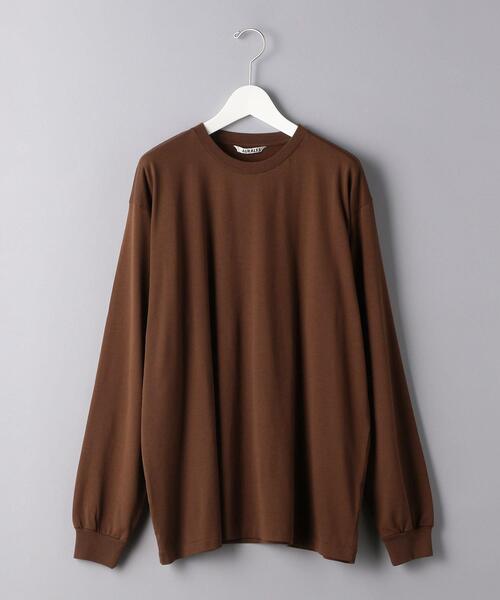 AURALEE（オーラリー）の「＜AURALEE（オーラリー）＞ クルーネック ロングスリーブ TEE■■■（Tシャツ/カットソー・メンズ・ホワイト/ライトグレー/ダークブラウン/ブラック・4/5/3）」の20枚目の写真