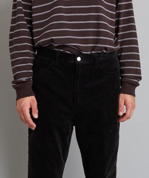 ＜Steven Alan＞CORDUROY PEGTOP PANTS 黒 Steven Alan（スティーブンアラン）の「＜Steven Alan＞WEAPON