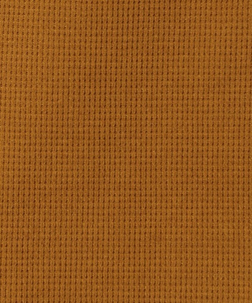Purple&Yellow(パープルアンドイエロー)の「《裏起毛》 ラウンドカット ワッフルTシャツ(Tシャツ/カットソー・メンズ・ホワイト/ブラック/テラコッタ/ベージュ・SMALL/MEDIUM/LARGE)」の5枚目の写真