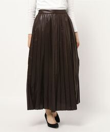 PAGEBOY | レザーライクプリーツスカート(スカート)