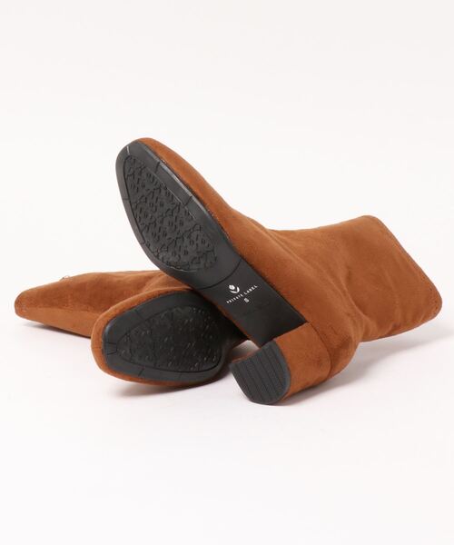 PRIVATE LABEL（プライベートレーベル）の「ミドル丈スエード調ブーツ（ブーツ・レディース・ブラック/ブラウン・S/LL/L/M）」の3枚目の写真