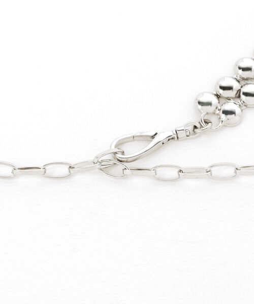 Ray BEAMS（レイビームス）の「Ray BEAMS / フラット サークル チェーン ベルト（ベルト・レディース・シルバー・ONE SIZE）」の3枚目の写真