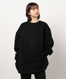DANKE SCHON | DankeSchon/ダンケシェーン/裏起毛ピグメントクルーネックスウェット(スウェット)