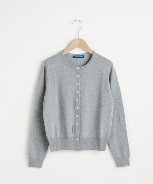 LA MARINE FRANCAISE（マリン フランセーズ）の「14Gサフィエッラ ショートカーディガン（カーディガン/ボレロ・レディース・オフホワイト/ブルー/ブラック/トップグレー/キャメル/グリーン・ONE SIZE）」の4枚目の写真