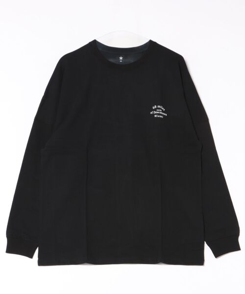 ARCHIVER(アーカイバ)の「【69】【it】バックプリントドルマンスリーブTシャツ(Tシャツ/カットソー・メンズ・ホワイト/ブラック/ベージュ・MEDIUM/LARGE)」の2枚目の写真