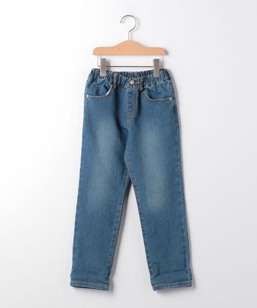 green label relaxing（グリーンレーベルリラクシング）の「【キッズ】ドビーデニムテーパードパンツ（デニムパンツ・キッズ・コバルトブルー/ネイビー/ライトブルー・135/115/95/125/105）」の3枚目の写真