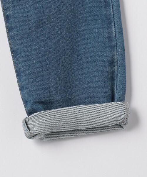green label relaxing（グリーンレーベルリラクシング）の「【キッズ】ドビーデニムテーパードパンツ（デニムパンツ・キッズ・コバルトブルー/ネイビー/ライトブルー・135/115/95/125/105）」の14枚目の写真