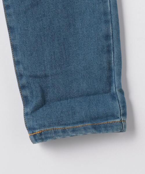 green label relaxing（グリーンレーベルリラクシング）の「【キッズ】ドビーデニムテーパードパンツ（デニムパンツ・キッズ・コバルトブルー/ネイビー/ライトブルー・135/115/95/125/105）」の16枚目の写真