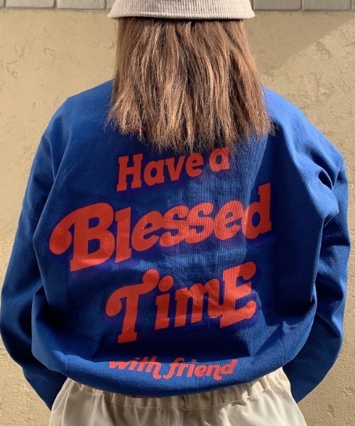 WEGO（ウィゴー）の「WEGO/グラフィックアソートロンT（Tシャツ/カットソー・レディース・ブラック/ブルー/アイボリー/ホワイト系その他/グリーン系その他/ブルー系その他/ダークグリーン/サックスブルー/ホワイト/スミクロ・FREE）」の9枚目の写真