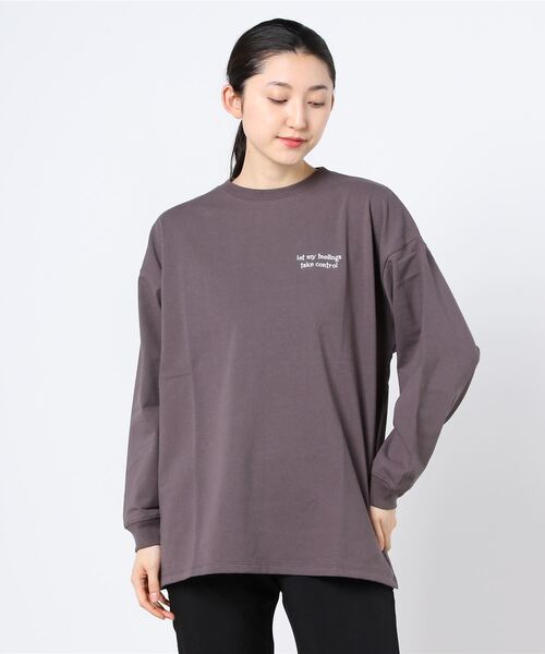 WEGO（ウィゴー）の「WEGO/グラフィックアソートロンT（Tシャツ/カットソー・レディース・ブラック/ブルー/アイボリー/ホワイト系その他/グリーン系その他/ブルー系その他/ダークグリーン/サックスブルー/ホワイト/スミクロ・FREE）」の19枚目の写真