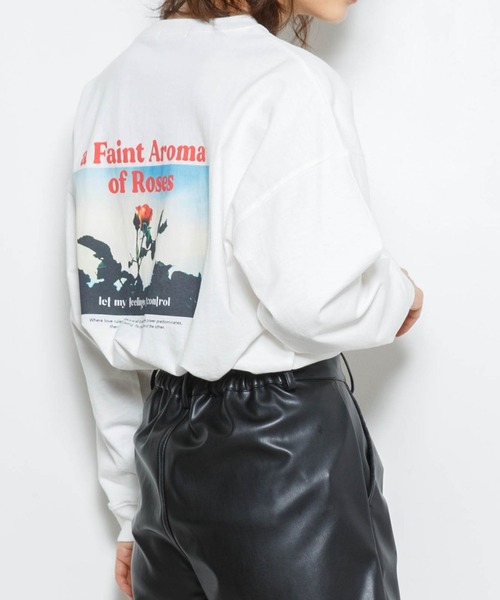 WEGO（ウィゴー）の「WEGO/グラフィックアソートロンT（Tシャツ/カットソー・レディース・ブラック/ブルー/アイボリー/ホワイト系その他/グリーン系その他/ブルー系その他/ダークグリーン/サックスブルー/ホワイト/スミクロ・FREE）」の21枚目の写真