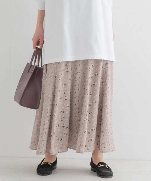 URBAN RESEARCH Sonny Label（アーバンリサーチサニーレーベル）の「パッチワークフラワープリントスカート（スカート・レディース・ネイビー/ベージュ・FREE）」の9枚目の写真