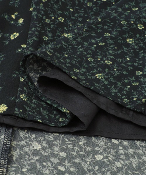 URBAN RESEARCH Sonny Label（アーバンリサーチサニーレーベル）の「パッチワークフラワープリントスカート（スカート・レディース・ネイビー/ベージュ・FREE）」の17枚目の写真