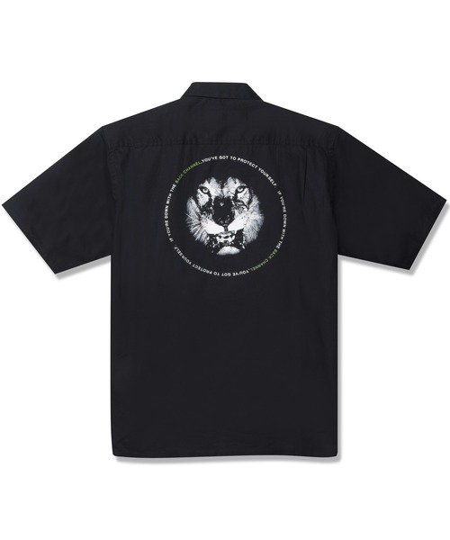 Back Channel(バックチャンネル)の「BC LION HALF SLEEVE SHIRT(シャツ/ブラウス・メンズ・ブラック/グリーン・MEDIUM/LARGE/X-LARGE/XX-LARGE)」の1枚目の写真