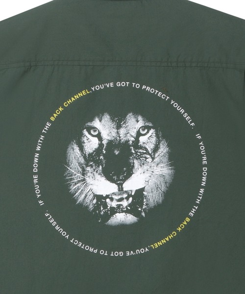 Back Channel(バックチャンネル)の「BC LION HALF SLEEVE SHIRT(シャツ/ブラウス・メンズ・ブラック/グリーン・MEDIUM/LARGE/X-LARGE/XX-LARGE)」の12枚目の写真