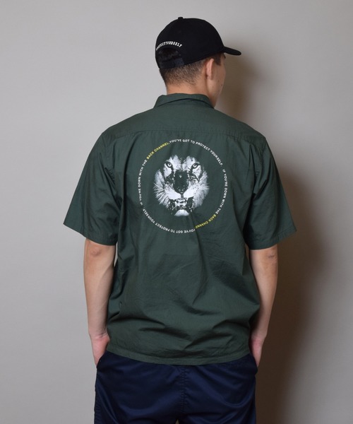 Back Channel(バックチャンネル)の「BC LION HALF SLEEVE SHIRT(シャツ/ブラウス・メンズ・ブラック/グリーン・MEDIUM/LARGE/X-LARGE/XX-LARGE)」の14枚目の写真