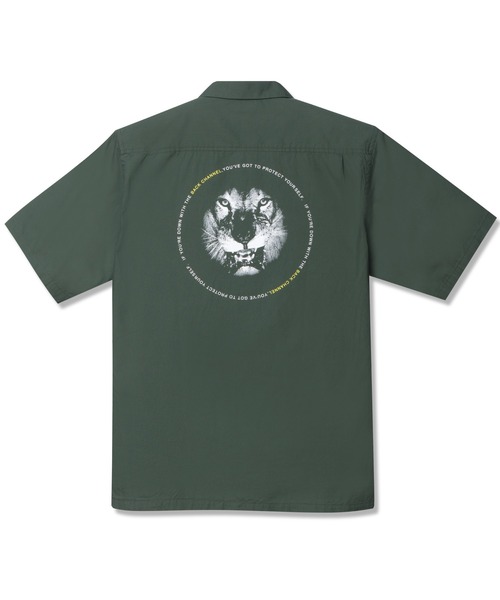 Back Channel(バックチャンネル)の「BC LION HALF SLEEVE SHIRT(シャツ/ブラウス・メンズ・ブラック/グリーン・MEDIUM/LARGE/X-LARGE/XX-LARGE)」の10枚目の写真