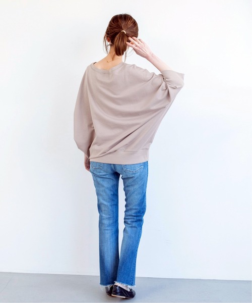 IENA（イエナ）の「【TRADITIONAL WEATHERWEAR】 別注 ミニ裏毛ドルマンプルオーバー◆（Tシャツ/カットソー・レディース・グレー系その他2/グレー/グレー系その他/ブルー系その他/グリーン系その他・FREE）」の22枚目の写真