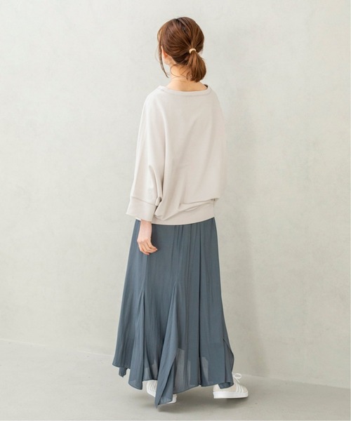 IENA（イエナ）の「【TRADITIONAL WEATHERWEAR】 別注 ミニ裏毛ドルマンプルオーバー◆（Tシャツ/カットソー・レディース・グレー系その他2/グレー/グレー系その他/ブルー系その他/グリーン系その他・FREE）」の7枚目の写真