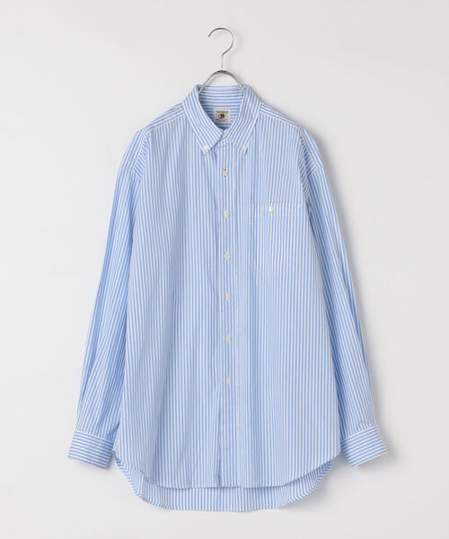 FREDY MAC（フレディーマック）の「【FREDYMAC SUNDAY TOOLS WEAR 】ビッグシルエット ボタンダウン ルーズシャツ UNISEX（シャツ/ブラウス・メンズ・オフホワイト/ピンク/ブラック×グレー/グリーン系その他/ブルー系その他・M/L）」の5枚目の写真