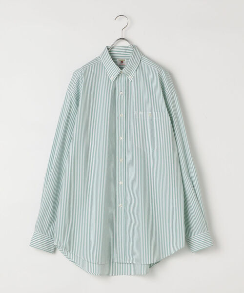 FREDY MAC（フレディーマック）の「【FREDYMAC SUNDAY TOOLS WEAR 】ビッグシルエット ボタンダウン ルーズシャツ UNISEX（シャツ/ブラウス・メンズ・オフホワイト/ピンク/ブラック×グレー/グリーン系その他/ブルー系その他・M/L）」の14枚目の写真