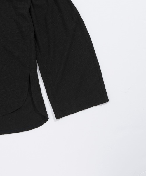 UNFIL(アンフィル)の「unfil アンフィル / raw silk plain-jersey long sleeve Tee ローシルクプレーンジャージー 長袖カットソー / WOFL-UW104(Tシャツ/カットソー・レディース・ブラック/ナチュラル・1)」の8枚目の写真
