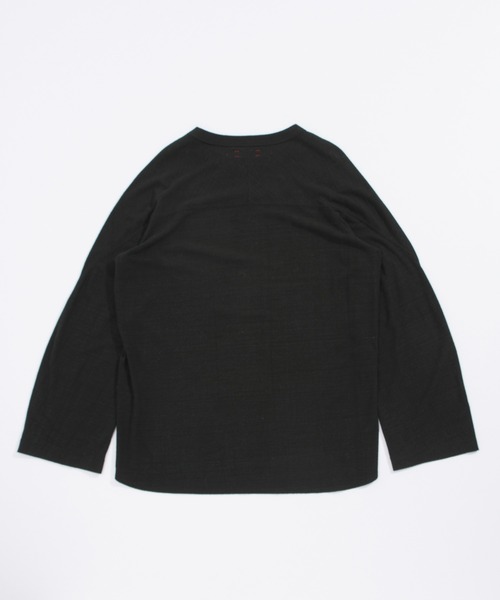 UNFIL(アンフィル)の「unfil アンフィル / raw silk plain-jersey long sleeve Tee ローシルクプレーンジャージー 長袖カットソー / WOFL-UW104(Tシャツ/カットソー・レディース・ブラック/ナチュラル・1)」の12枚目の写真