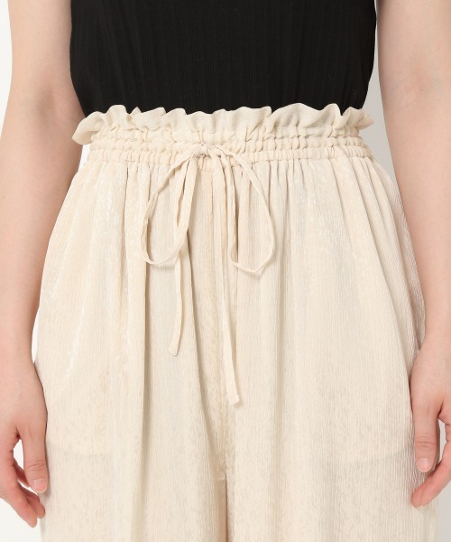 mysty woman（ミスティウーマン）の「サテンジャガードイージーパンツ 943350（その他パンツ・レディース・アイボリー/ブラック/グレー・FREE）」の16枚目の写真